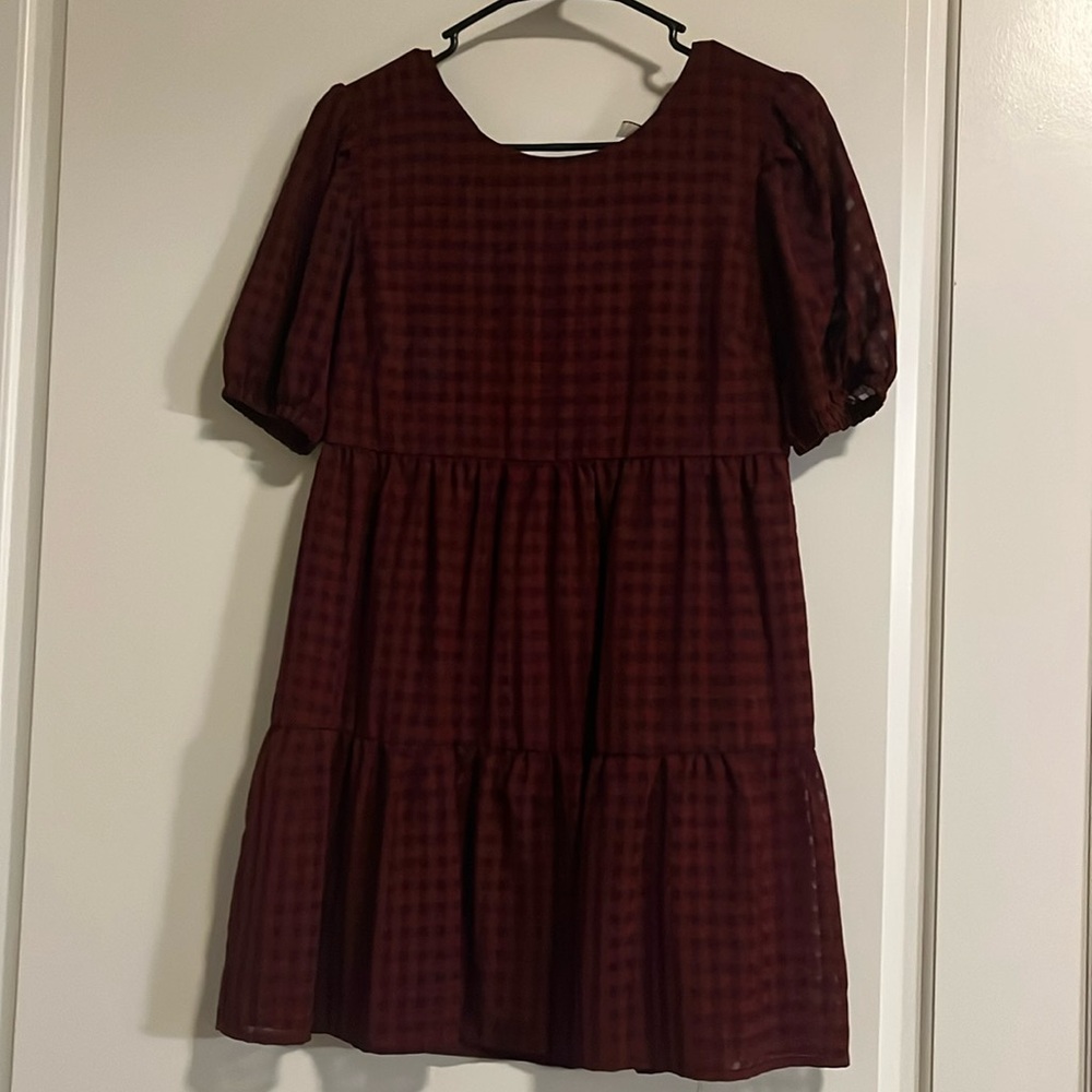 Speechless Maroon Dress XS